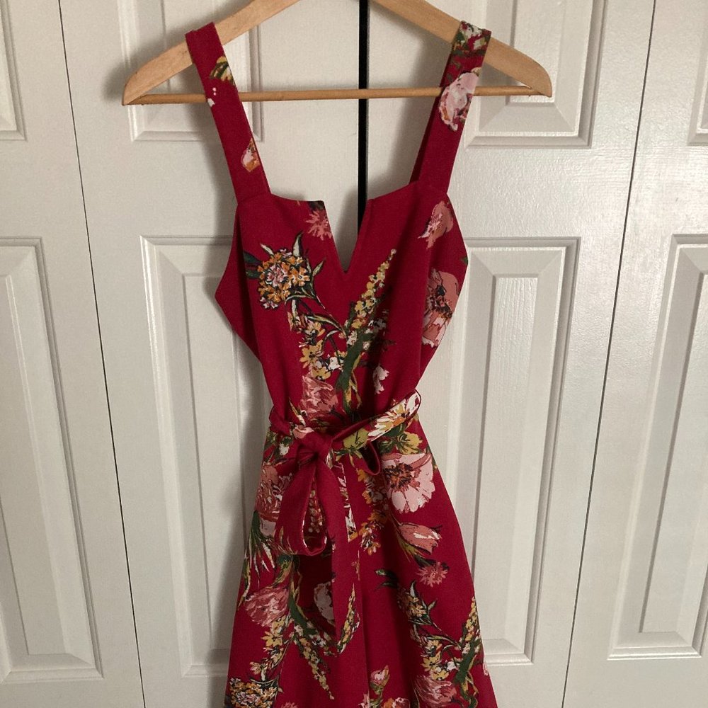 Pink Floral Jumpsuit